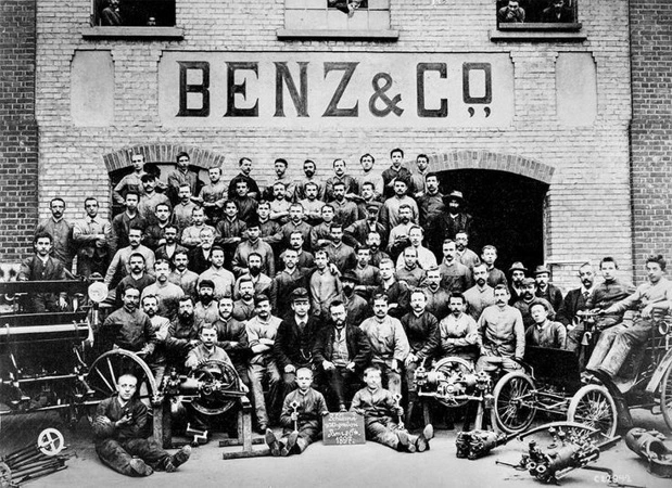Benz & Cie Workers 1886