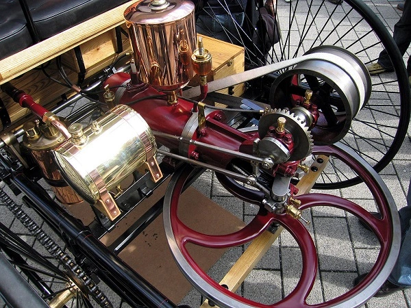 Motor af Benz Patent-Motorwagen