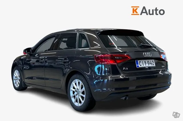 Audi A3 Sportback Business 1,6 TDI 77 kW *Vakkari / Xenon / Moottorinlämmitin / Suomi-Auto* Thumbnail 2