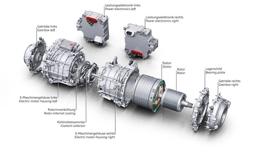 Audi e-tron elmotor